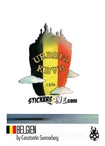 Sticker Belgium - WM 2018 - Tschuttiheftli