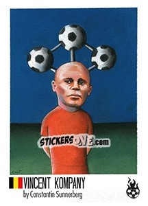 Sticker Vincent Kompany - WM 2018 - Tschuttiheftli