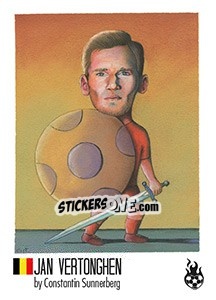 Sticker Jan Vertonghen - WM 2018 - Tschuttiheftli