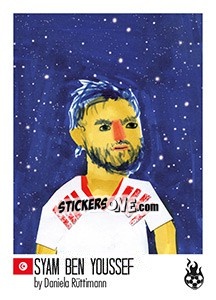 Sticker Syam Ben Youssef - WM 2018 - Tschuttiheftli