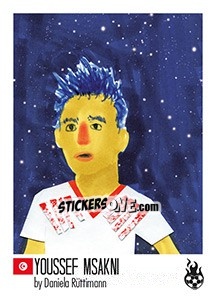 Sticker Youssef Msakni - WM 2018 - Tschuttiheftli