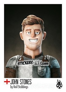 Sticker John Stones - WM 2018 - Tschuttiheftli