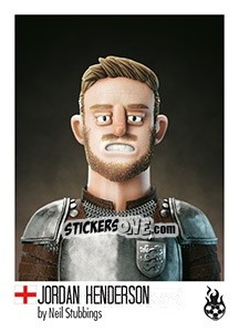 Sticker Jordan Henderson - WM 2018 - Tschuttiheftli