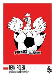 Sticker Poland - WM 2018 - Tschuttiheftli