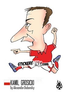 Sticker Kamil Grosicki - WM 2018 - Tschuttiheftli