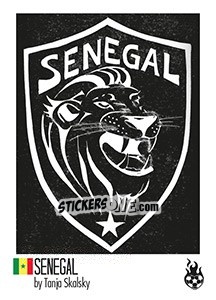 Sticker Senegal - WM 2018 - Tschuttiheftli