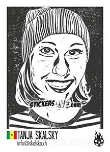 Sticker Tanja Skalsky - WM 2018 - Tschuttiheftli