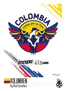 Sticker Colombia - WM 2018 - Tschuttiheftli