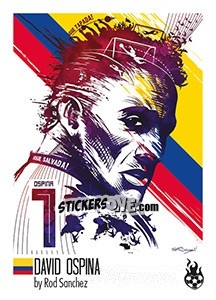 Sticker David Ospina - WM 2018 - Tschuttiheftli
