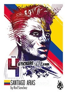 Sticker Santiago Arias - WM 2018 - Tschuttiheftli