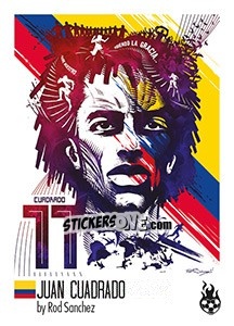 Figurina Juan Cuadrado - WM 2018 - Tschuttiheftli