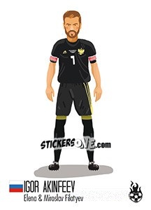 Sticker Igor Akinfeev - WM 2018 - Tschuttiheftli
