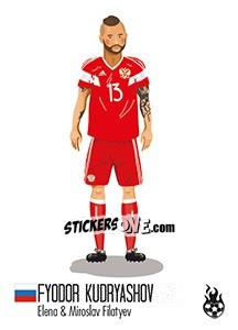 Sticker Fedor Kudryashov - WM 2018 - Tschuttiheftli