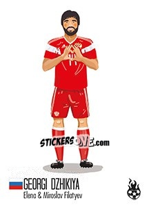 Sticker Georgi Dzhikiya - WM 2018 - Tschuttiheftli