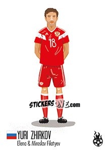 Sticker Yuri Zhirkov - WM 2018 - Tschuttiheftli