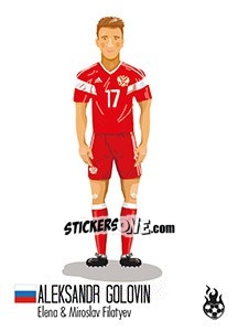 Sticker Aleksandr Golovin - WM 2018 - Tschuttiheftli