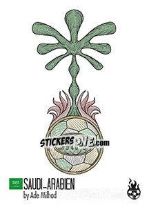Sticker Saudi Arabia - WM 2018 - Tschuttiheftli
