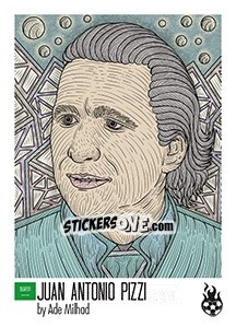 Sticker Juan Antonio Pizzi - WM 2018 - Tschuttiheftli