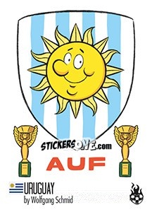 Sticker Uruguay - WM 2018 - Tschuttiheftli