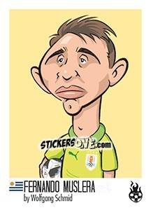 Sticker Fernando Muslera - WM 2018 - Tschuttiheftli