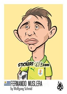 Cromo Fernando Muslera - WM 2018 - Tschuttiheftli