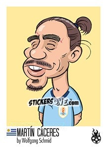 Sticker Martín Cáceres - WM 2018 - Tschuttiheftli