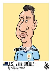 Sticker José María Giménez - WM 2018 - Tschuttiheftli