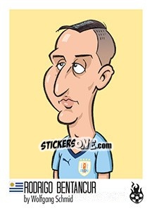 Sticker Rodrigo Bentancur - WM 2018 - Tschuttiheftli