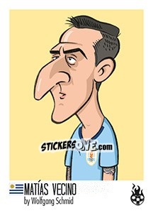 Sticker Matías Vecino - WM 2018 - Tschuttiheftli