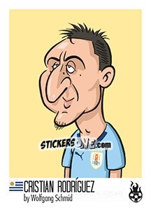 Sticker Cristian Rodríguez - WM 2018 - Tschuttiheftli