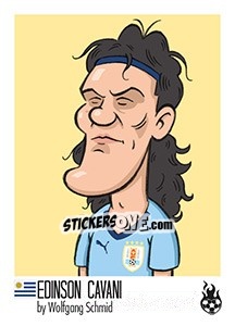 Figurina Edinson Cavani - WM 2018 - Tschuttiheftli