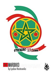 Sticker Morocco - WM 2018 - Tschuttiheftli