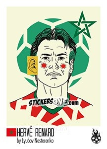 Sticker Hervé Renard - WM 2018 - Tschuttiheftli
