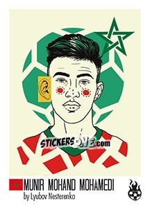 Sticker Munir Mohamedi - WM 2018 - Tschuttiheftli