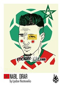 Sticker Nabil Dirar - WM 2018 - Tschuttiheftli