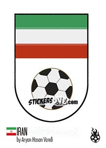 Sticker Iran - WM 2018 - Tschuttiheftli