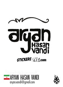 Sticker Aryan Vandi