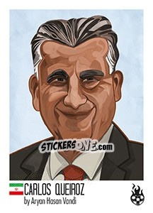 Sticker Carlos Queiroz - WM 2018 - Tschuttiheftli