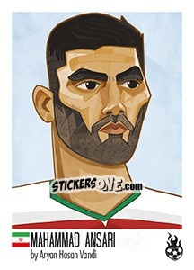 Sticker Mohammad Ansari - WM 2018 - Tschuttiheftli