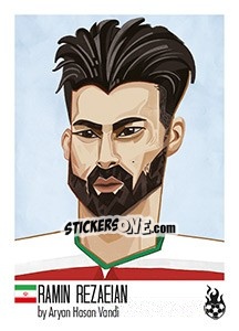 Sticker Ramin Rezaeian - WM 2018 - Tschuttiheftli