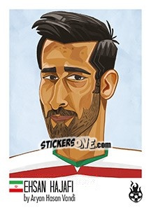 Sticker Ehsan Hajsafi - WM 2018 - Tschuttiheftli