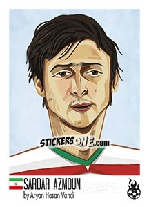 Sticker Sardar Azmoun - WM 2018 - Tschuttiheftli