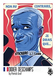 Figurina Didier Deschamps - WM 2018 - Tschuttiheftli