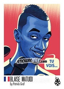 Sticker Blaise Matuidi - WM 2018 - Tschuttiheftli