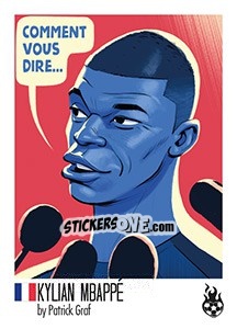 Sticker Kylian Mbappé - WM 2018 - Tschuttiheftli