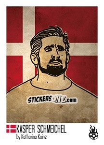 Sticker Kasper Schmeichel - WM 2018 - Tschuttiheftli