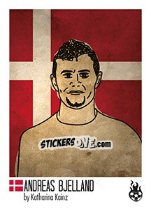 Sticker Andreas Bjelland - WM 2018 - Tschuttiheftli