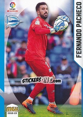 Sticker Fernando Pacheco - Liga 2018-2019. Megacracks n. 2 - Panini