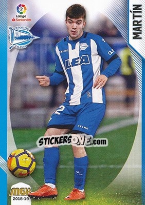 Sticker Martín - Liga 2018-2019. Megacracks - Panini