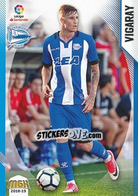 Cromo Vigaray - Liga 2018-2019. Megacracks - Panini